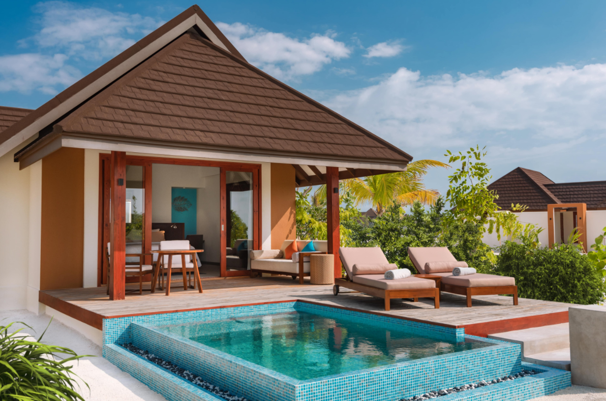 沙滩泳池别墅-Beach Villa With Pool 房型图片及房间装修风格(瓦露岛 VARU BY ATMOSPHERE)海岛马尔代夫 