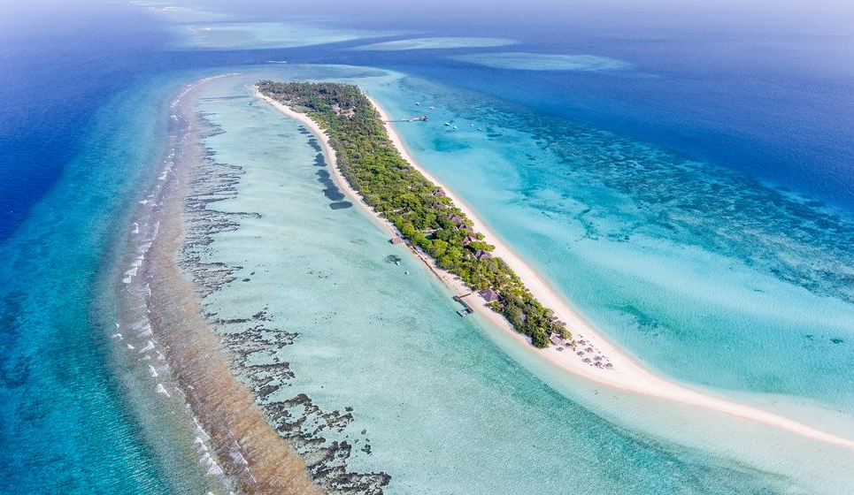  南棕榈度假村 South Palm Resort Maldives 鸟瞰地图birdview map清晰版 马尔代夫