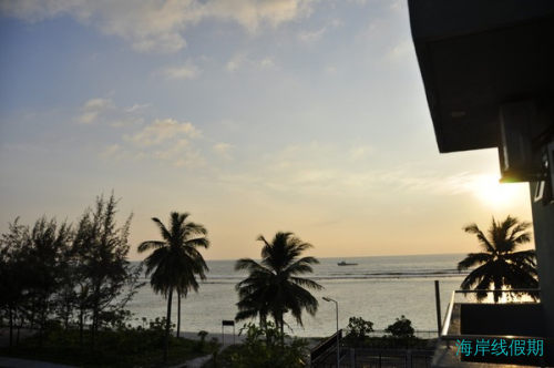 碧海蓝天——马尔代夫香格里拉岛,马尔代夫游记，海岸线假期