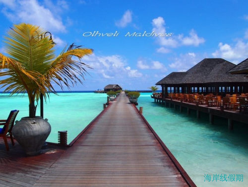 马尔代夫双鱼岛-----难忘那一抹蓝,马尔代夫游记，海岸线假期