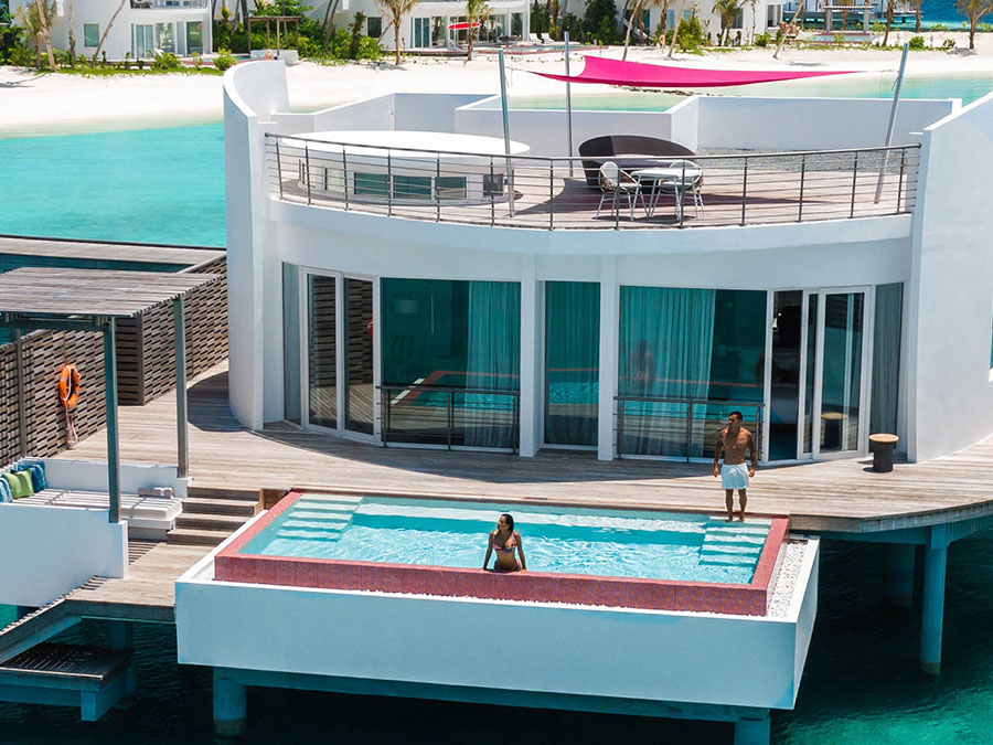 Prestige Water Villa-至尊水上别墅  房型图片及房间装修风格(卓美亚岛 Jumeirah Maldives Ohahali Island)海岛马尔代夫 