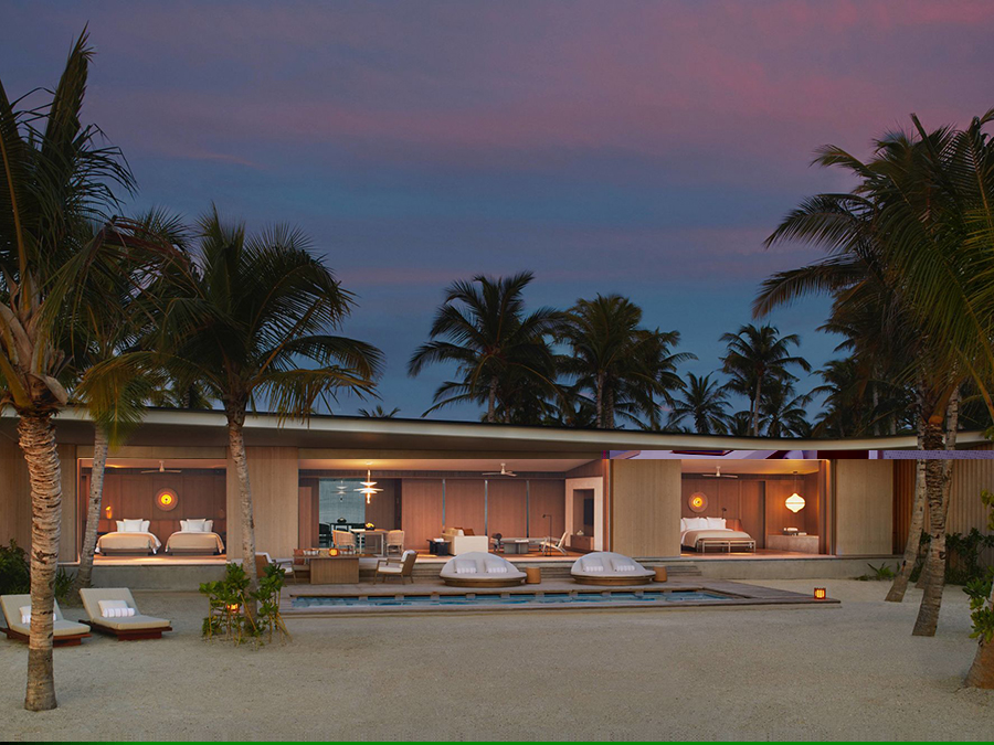 Two Bedroom Beach Pool Villa-双卧室沙滩泳池别墅  房型图片及房间装修风格(丽思卡尔顿 The Ritz Carlton Maldives)海岛马尔代夫 