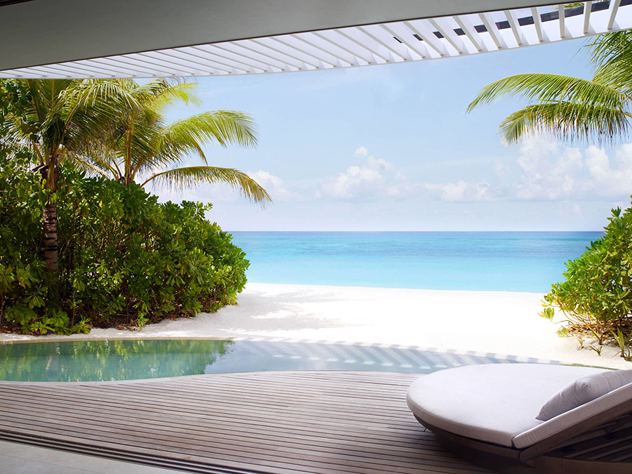 Beach Pool Villa-沙滩泳池别墅  房型图片及房间装修风格(丽思卡尔顿 The Ritz Carlton Maldives)海岛马尔代夫 