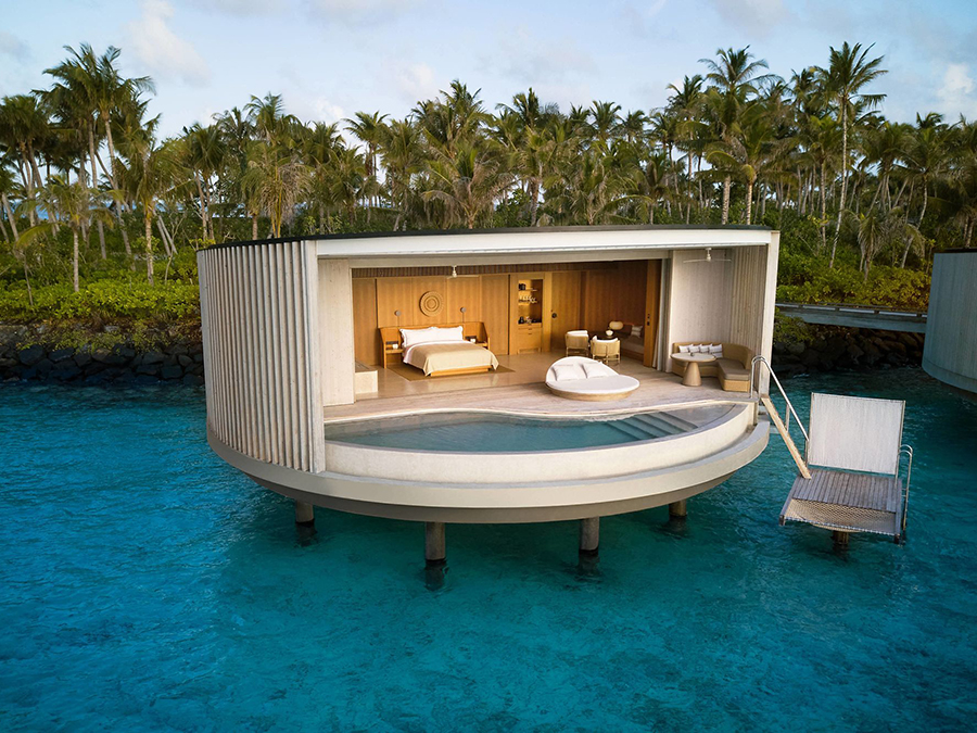 Ocean Pool Villa-海洋泳池别墅  房型图片及房间装修风格(丽思卡尔顿 The Ritz Carlton Maldives)海岛马尔代夫 