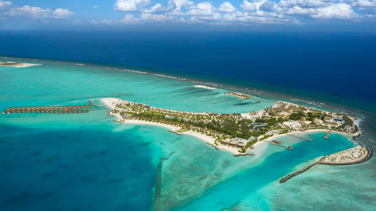  库达薇陵姬丽 Kuda Villingili Maldives 鸟瞰地图birdview map清晰版 马尔代夫