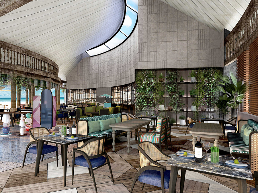 艾美酒店 Le Meridien Maldives Resort & Spa,dining时间( 早餐:07:00-11:00 & 午餐:12:00-14:30 &晚餐:18:30-22:00 )美食攻略 Turquoise 主餐厅 --Turquoise ,方便大家选岛(海岸线假期一级代理提供),海岛马尔代夫maldives