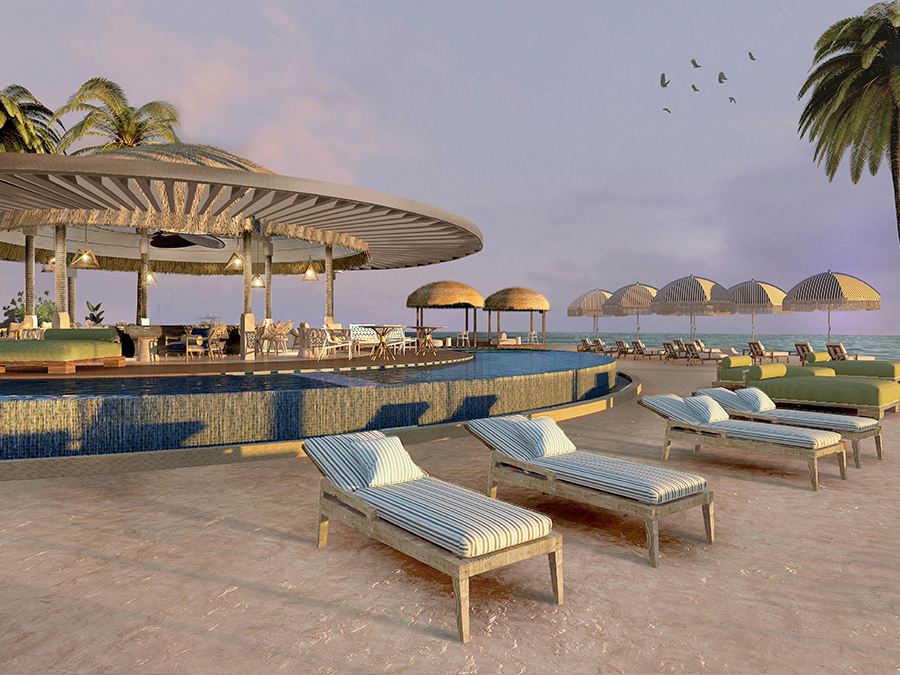 艾美酒店 Le Meridien Maldives Resort & Spa,dining时间( 11:00-19:00 )美食攻略 Riviera 餐吧 --Riviera ,方便大家选岛(海岸线假期一级代理提供),海岛马尔代夫maldives