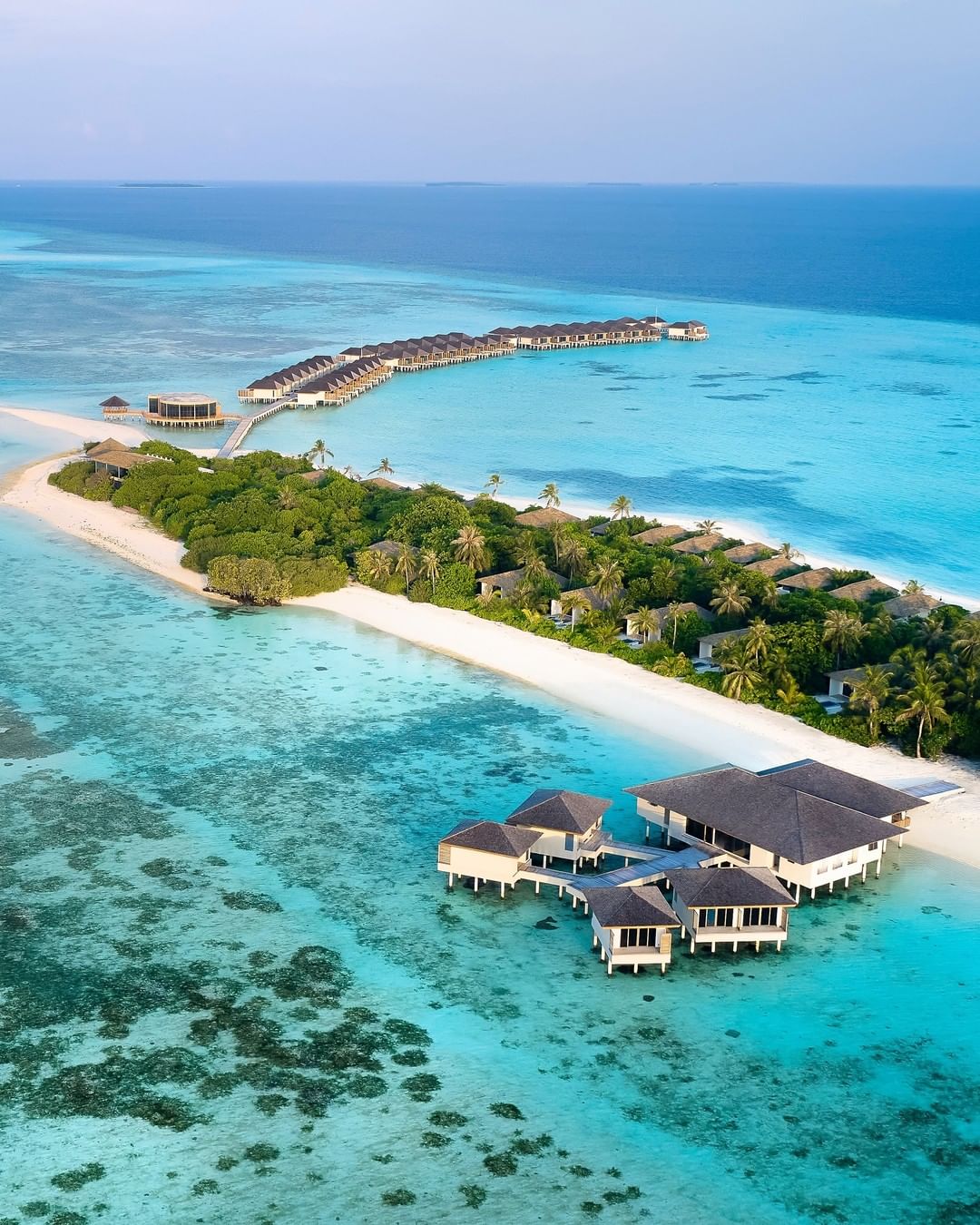  艾美酒店 Le Meridien Maldives Resort & Spa 鸟瞰地图birdview map清晰版 马尔代夫
