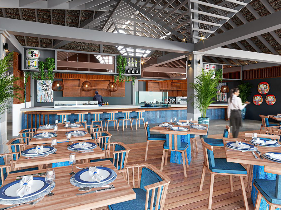 科拉科拉岛 Cora Cora Maldives,dining时间( 18:30-22:30 )美食攻略 日本餐厅--Teien ,方便大家选岛(海岸线假期一级代理提供),海岛马尔代夫maldives