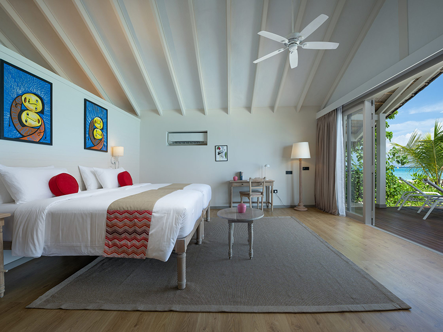 Two Bedroom Family Beach Villa-双卧家庭沙滩别 房型图片及房间装修风格(科拉科拉岛 Cora Cora Maldives)海岛马尔代夫