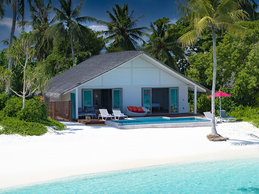 Two Bedroom Family Beach Pool Villa-双卧家庭沙滩泳池别墅 房型图片及房间装修风格(科拉科拉岛 Cora Cora Maldives)海岛马尔代夫
