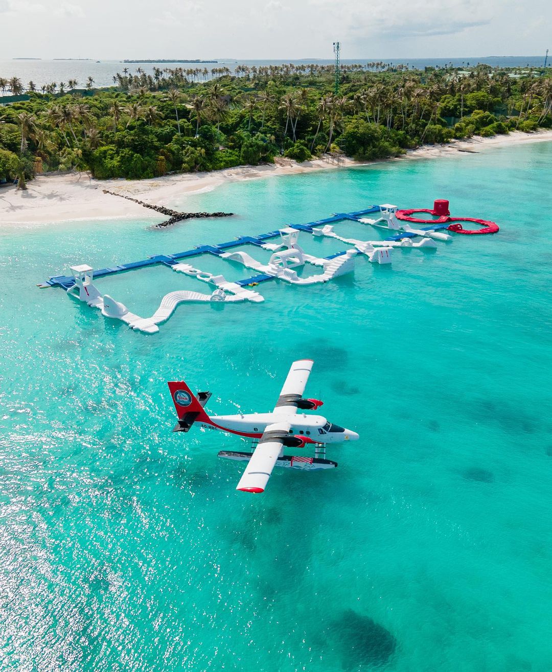 禧亚世嘉岛 Siyam World Maldives ,马尔代夫风景图片集:沙滩beach与海水water太美，泳池pool与水上活动watersport好玩