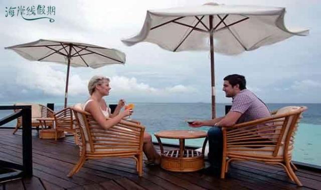 Beach Bar dining美食的图片集（ 鸡尾酒、果汁、软饮 ），印度洋三大明珠马尔代夫,瓦度岛 Adaaran Vadoo