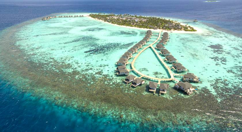  阿玛瑞|豪沃达 Amari Havodda Maldives 鸟瞰地图birdview map清晰版 马尔代夫