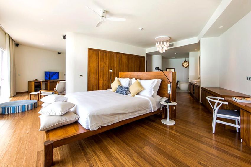 房型内部设施图片参考，如无边泳池与电视及音响， 海洋泄湖水上屋-Ocean Lagoon House maldievs(阿米拉 Amilla Fushi) 