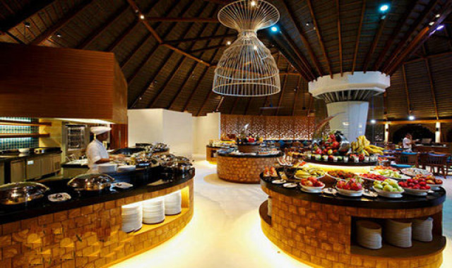 Oceans dining美食的图片集（ 亚洲及国际美食 ），印度洋三大明珠马尔代夫,国王岛(圣塔拉富士) Centara Ras Fushi