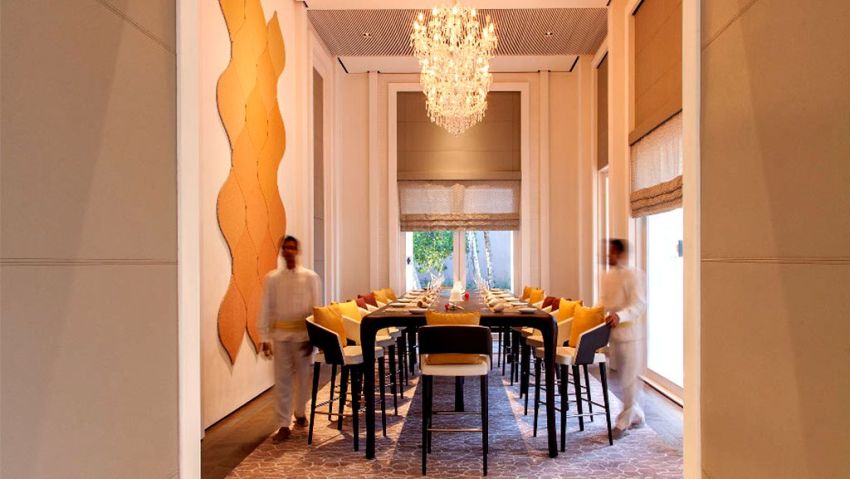 La Table de Partage（聚会定制） dining美食的图片集（ 国际美食 ），印度洋三大明珠马尔代夫,白马庄园 Cheval Blanc Randheli