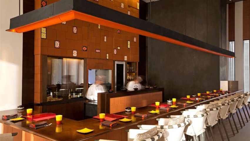 The Diptyque（日本餐厅） dining美食的图片集（ 日本和东亚风味，铁板烧 ），印度洋三大明珠马尔代夫,白马庄园 Cheval Blanc Randheli