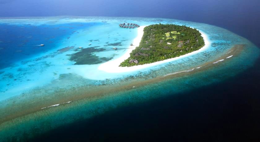  杜尼可鲁岛(可可棕榈杜妮) Coco Palm Dhuni Kolhu 鸟瞰地图birdview map清晰版 马尔代夫