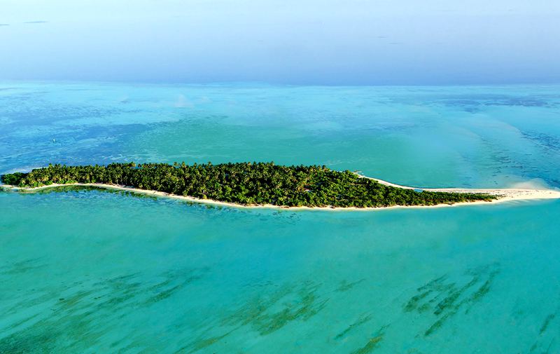  可可尼岛 Cocoon Maldives 鸟瞰地图birdview map清晰版 马尔代夫