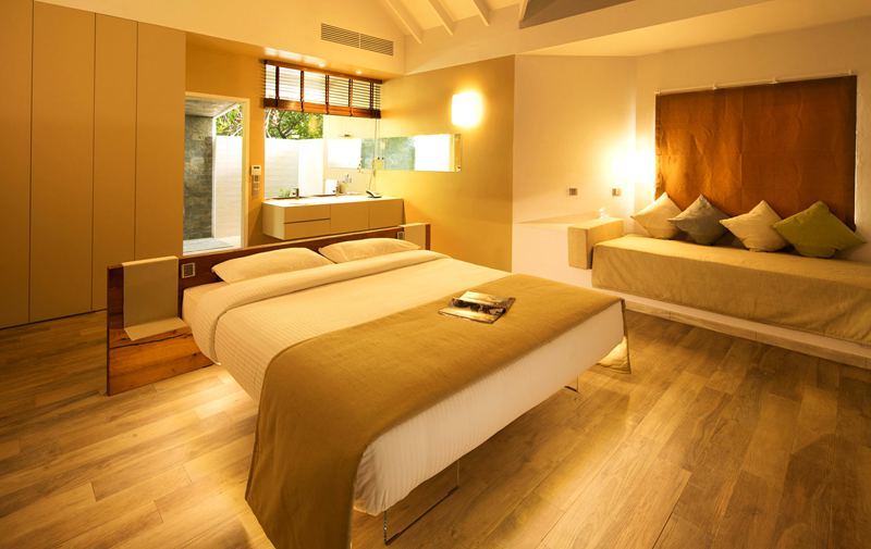 房型内部设施图片参考，如无边泳池与电视及音响， 海滩套房-Beach Suite maldievs(可可尼岛 Cocoon Maldives) 