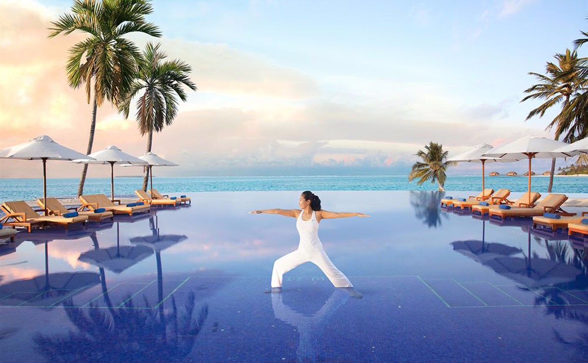 港丽|希尔顿·康莱德 Conrad Maldives Rangali ,马尔代夫风景图片集:沙滩beach与海水water太美，泳池pool与水上活动watersport好玩