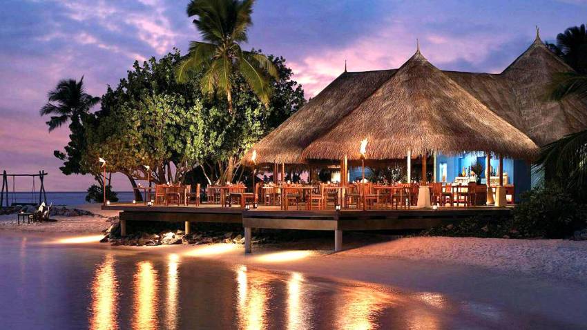 Reef Club（意大利餐厅） dining美食的图片集（ 意大利美食 ），印度洋三大明珠马尔代夫,小四季|四季库达呼拉 Fourseasons Kuda