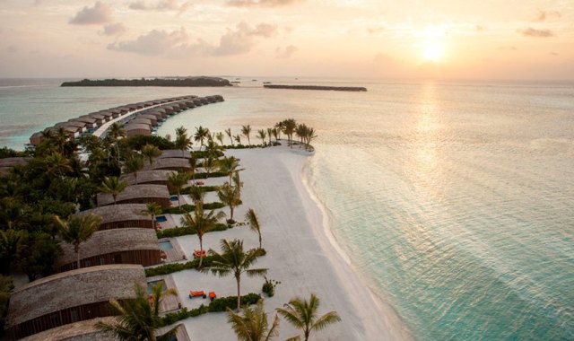 日落沙滩別墅-Sunset Beach Villa 房型图片及房间装修风格(妃诺岛|翡诺岛 ClubMed Finolhu Villas)海岛马尔代夫 