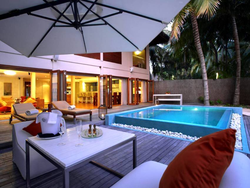 带泳池的三卧室别墅-Three Bedroom Cube With Pool 房型图片及房间装修风格(芙花芬岛|胡花芬 Huvafen Fushi)海岛马尔代夫 