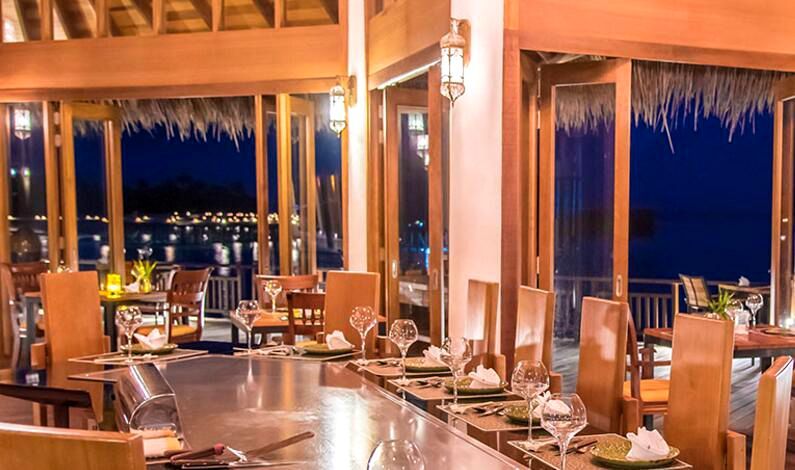 Samsara Asian Restaurant Samsara--日落泳池咖啡馆圣莎拉亚洲餐厅 dining美食的图片集( 泰国、中国和日本美食 ),印度洋三大明珠马尔代夫,神仙珊瑚岛 Island Hideaway at Dhonakulhi