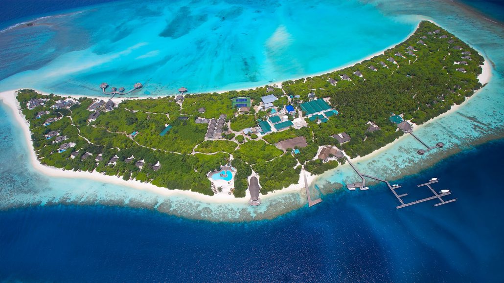  神仙珊瑚岛 Island Hideaway at Dhonakulhi 鸟瞰地图birdview map清晰版 马尔代夫