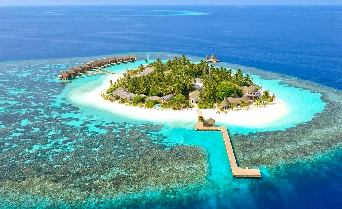  坎多卢岛 Kandolhu Maldives 鸟瞰地图birdview map清晰版 马尔代夫