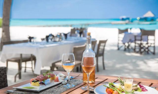 Le Vehli dining美食的图片集（ 环球美食与亚洲美味 ），印度洋三大明珠马尔代夫,卡尼岛 Club Med Kani