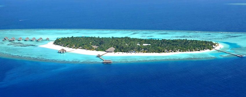  吉哈岛 Kihaa Maldives 鸟瞰地图birdview map清晰版 马尔代夫