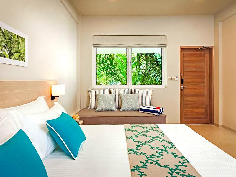 房型内部设施图片参考，如无边泳池与电视及音响， 花园房-Garden Rooms  maldievs(小班度士(库达) Malahini Kuda Bandos) 