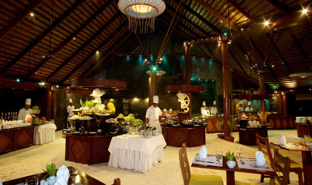 Koamas Restaurant dining美食的图片集（  ），印度洋三大明珠马尔代夫,古丽都岛 Kuredu Island