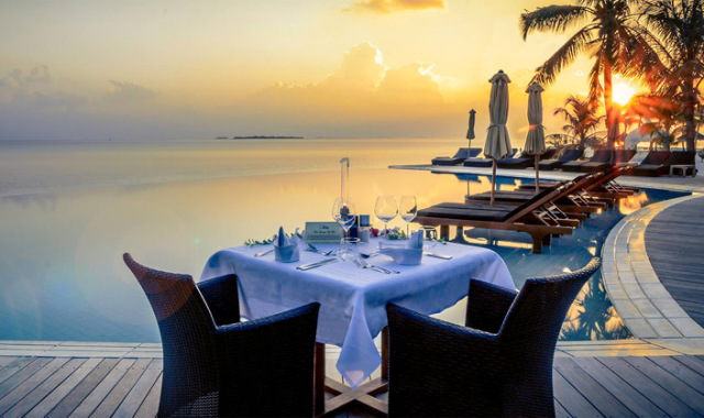 Sangu Restaurant dining美食的图片集（  ），印度洋三大明珠马尔代夫,古丽都岛 Kuredu Island