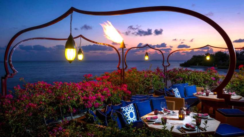 AL Barakat(阿拉伯) dining美食的图片集( 阿拉伯美食风味 ),印度洋三大明珠马尔代夫,大四季-兰达吉拉瓦鲁 Fourseasons Landaa Giraavaru