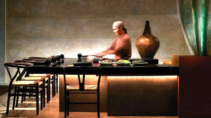 Café Landaa(主餐厅) dining美食的图片集( 亚洲和西方美食 ),印度洋三大明珠马尔代夫,大四季-兰达吉拉瓦鲁 Fourseasons Landaa Giraavaru