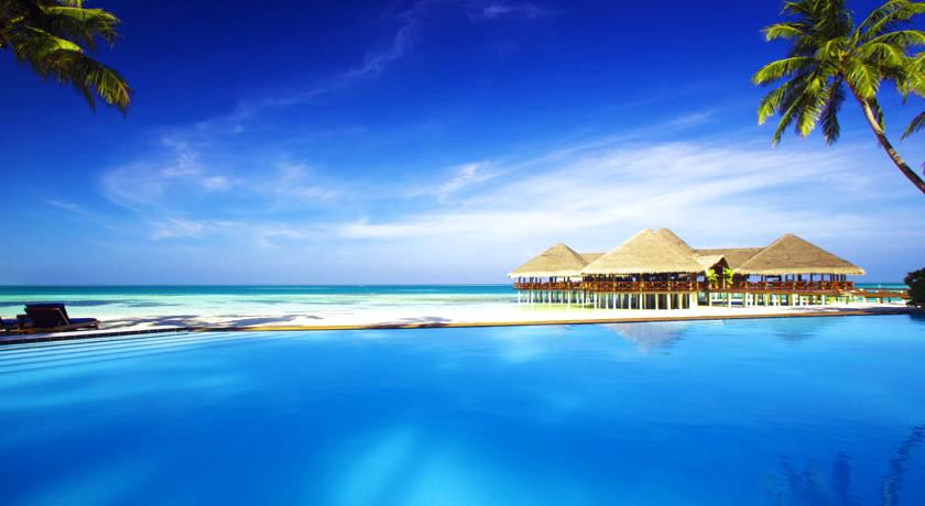 曼德芙仕岛 Medhufushi Island ,马尔代夫风景图片集:沙滩beach与海水water太美，泳池pool与水上活动watersport好玩