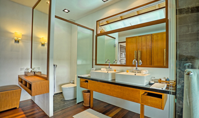 房型内部设施图片参考，如无边泳池与电视及音响， 水上别墅-Water Villa maldievs(曼德芙仕岛 Medhufushi Island) 