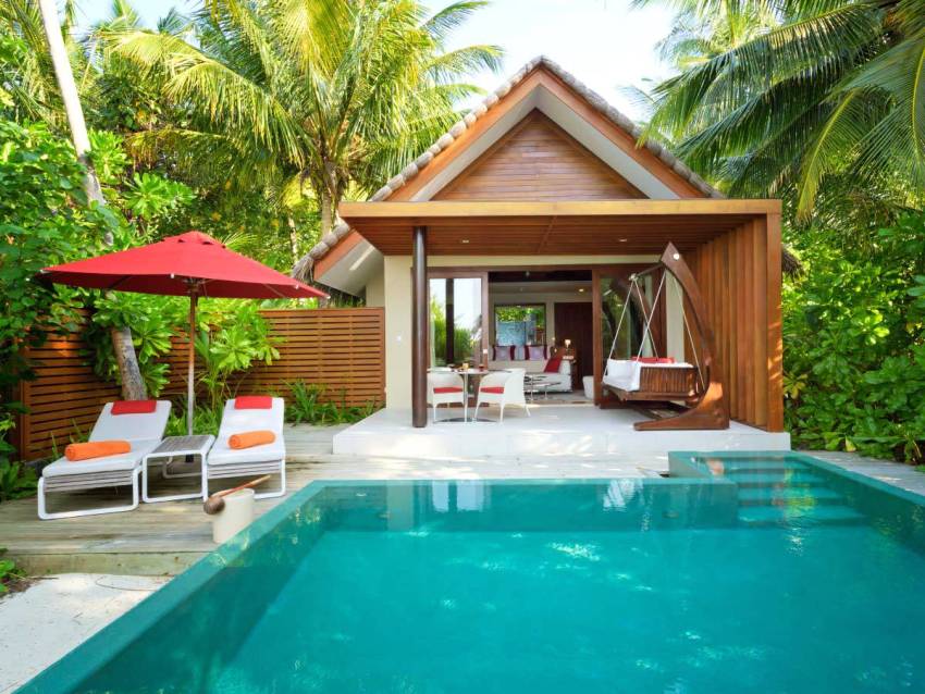 沙滩泳池别墅-Beach Pool villa 房型图片及房间装修风格(尼亚玛 Niyama Maldives)海岛马尔代夫 