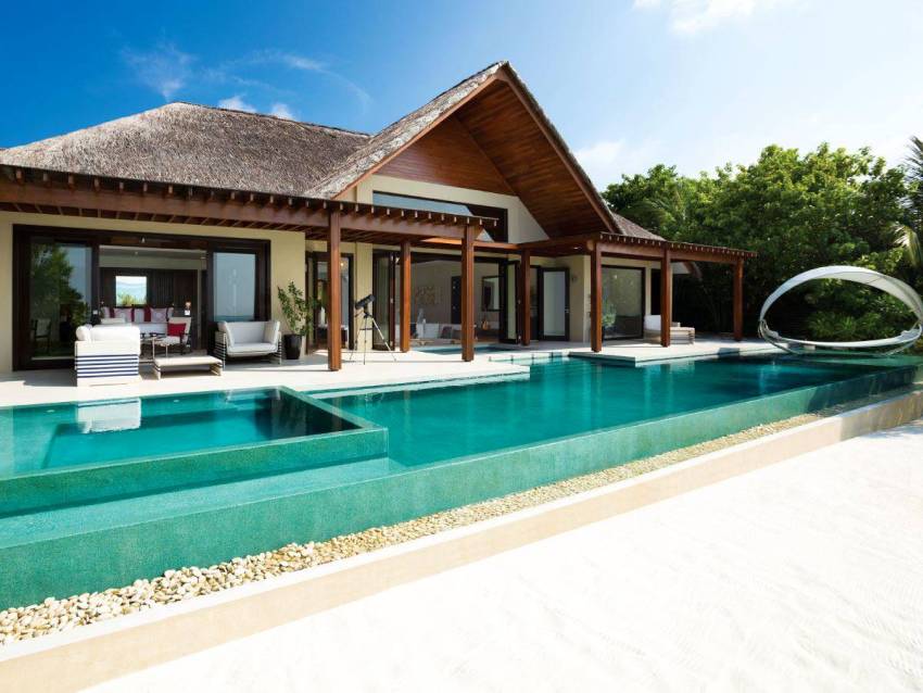 双卧室沙滩泳池套房-TWO BEDROOM BEACH POOL PAVILION 房型图片及房间装修风格(尼亚玛 Niyama Maldives)海岛马尔代夫 