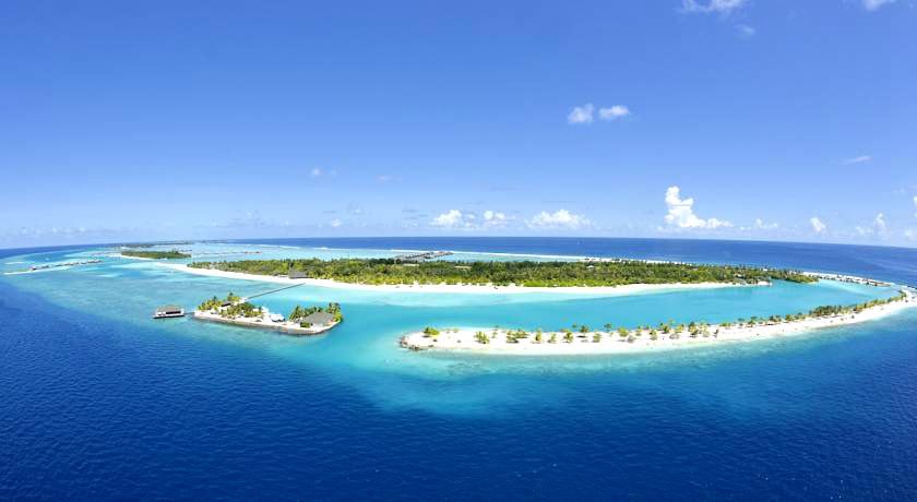  天堂岛 Paradise island 鸟瞰地图birdview map清晰版 马尔代夫
