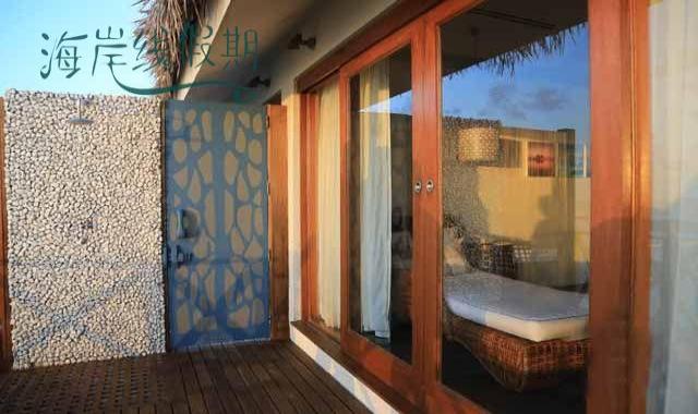 房型内部设施图片参考，如无边泳池与电视及音响， 高级水上别墅-Premium Indulgence Water Villa maldievs(泰姬珊瑚岛 Taj Coral Reef Resort) 