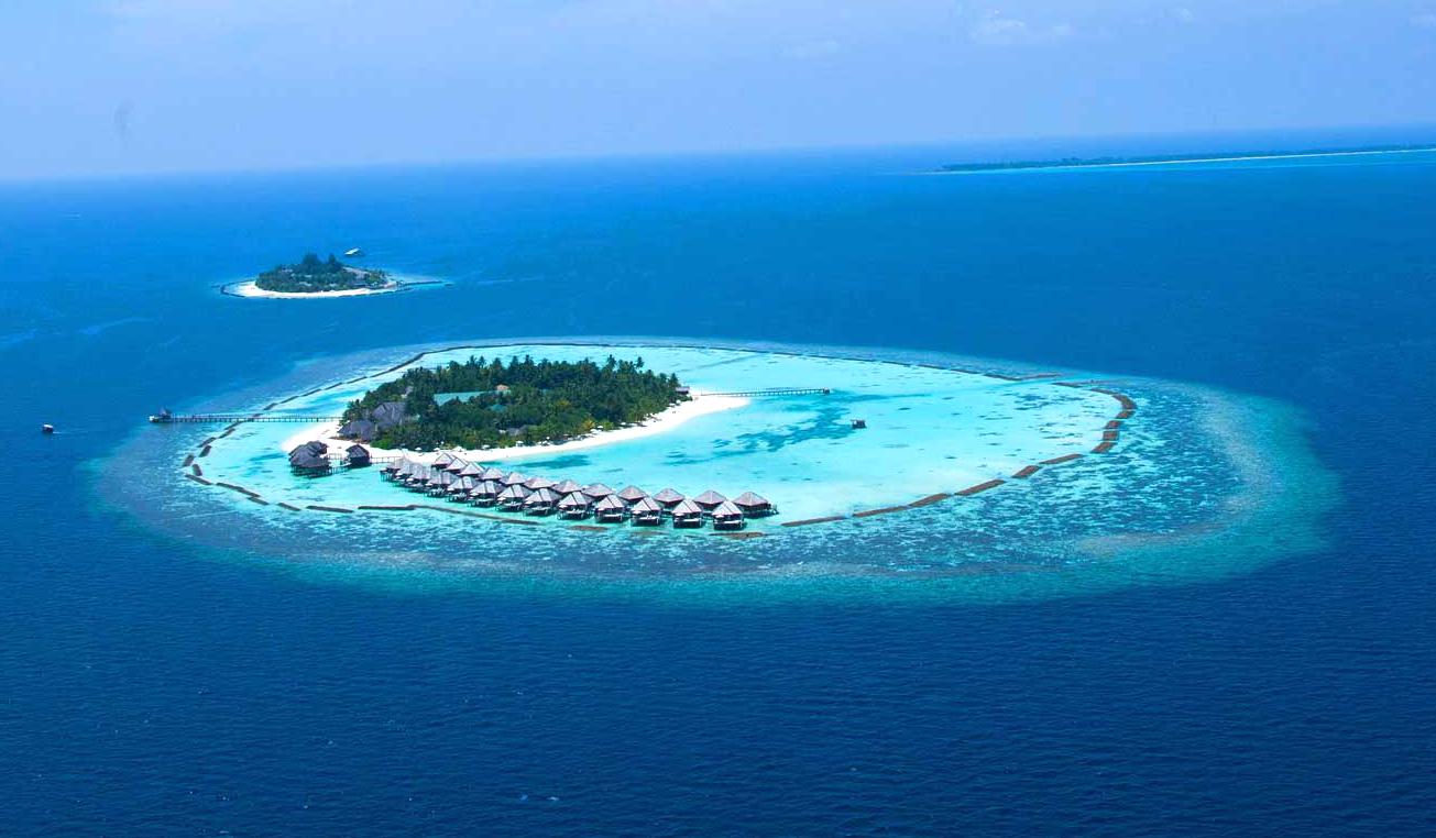  蕉叶岛 Vakarufalhi Maldives 鸟瞰地图birdview map清晰版 马尔代夫
