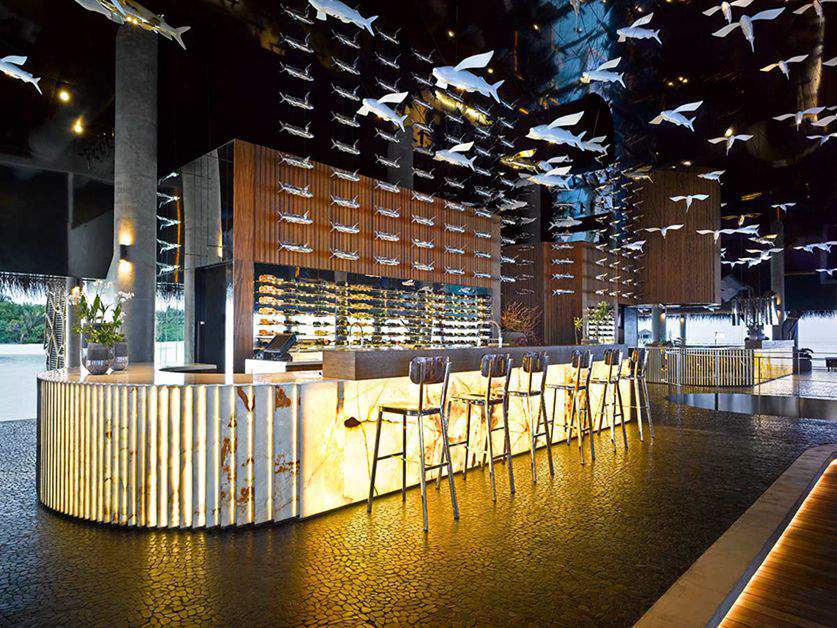 Aragu & CRU（香槟酒廊） dining美食的图片集（ 特色饮品 ），印度洋三大明珠马尔代夫,维拉私人岛 Velaa Private Island