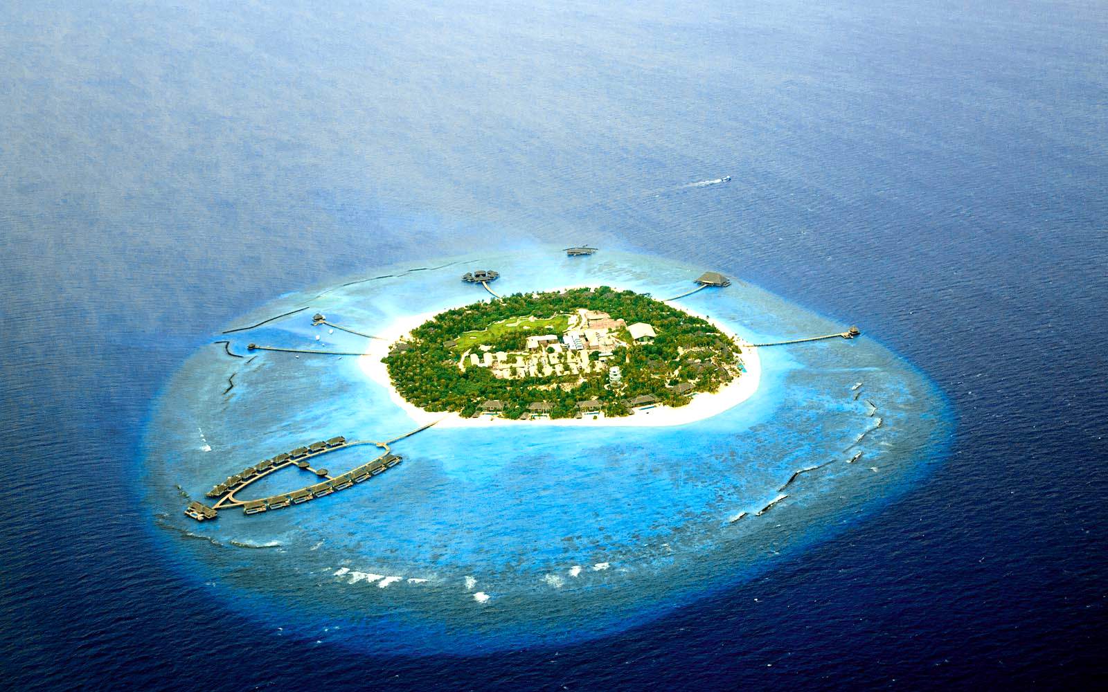  维拉私人岛 Velaa Private Island 鸟瞰地图birdview map清晰版 马尔代夫