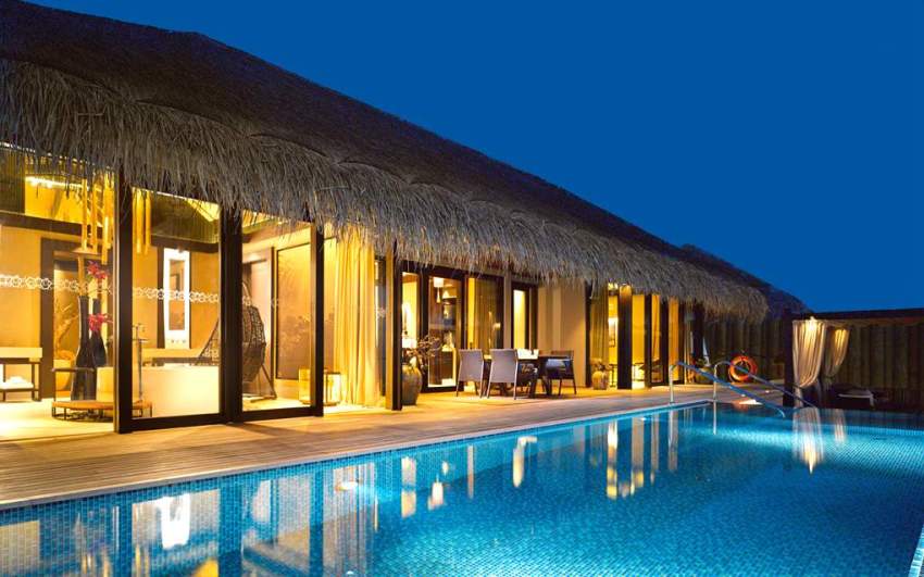 日落豪华水上泳池别墅-Sunset Deluxe Water Pool Villa 房型图片及房间装修风格(维拉私人岛 Velaa Private Island)海岛马尔代夫 