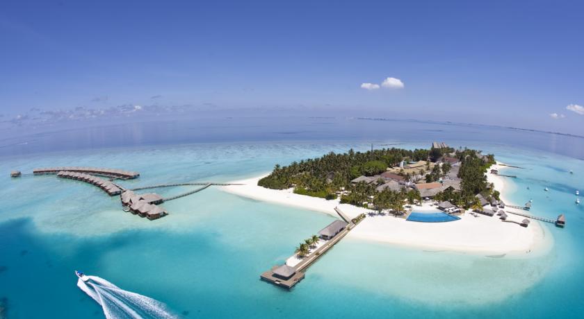  薇拉莎露岛|蔚蓝沙鲁岛 Velassaru 鸟瞰地图birdview map清晰版 马尔代夫